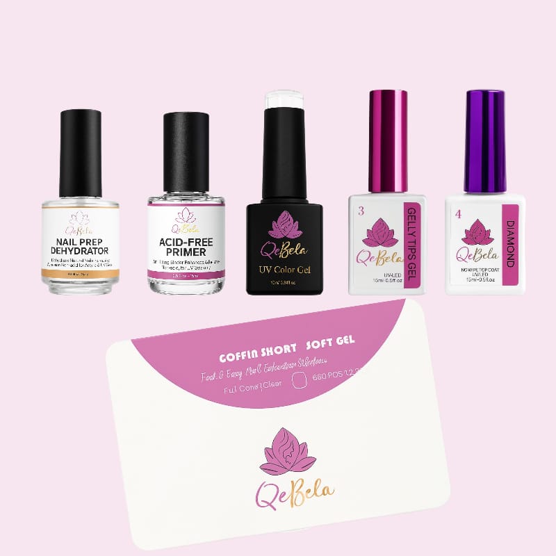 Cómo pegar uñas Gel X con QeBela