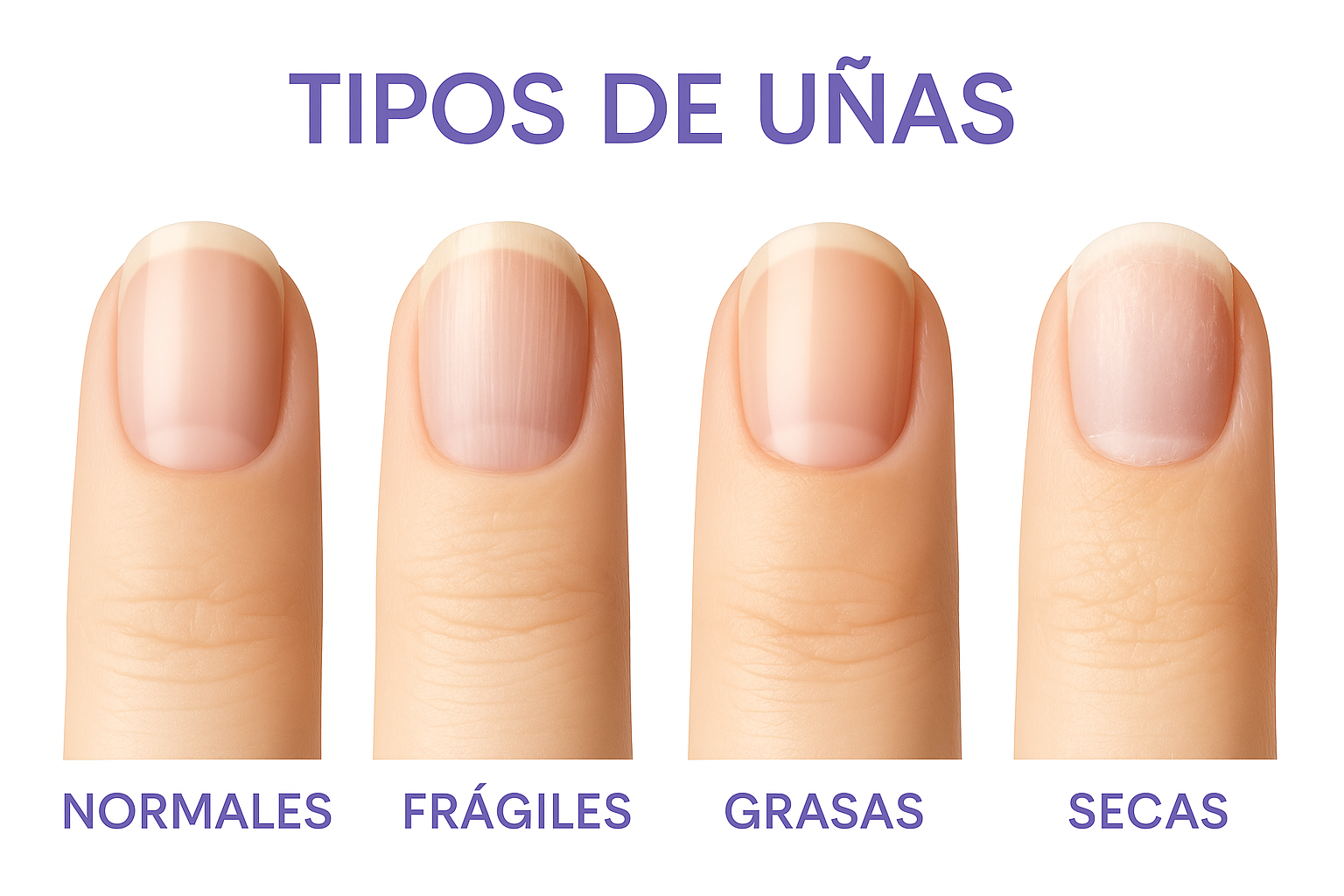Día 3 — Tipos de uñas naturales