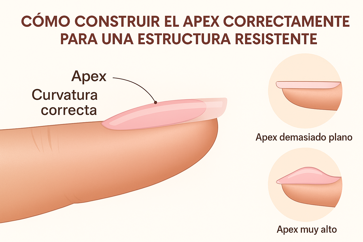 Cómo construir el apex correctamente