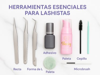 herramientas para lashistas