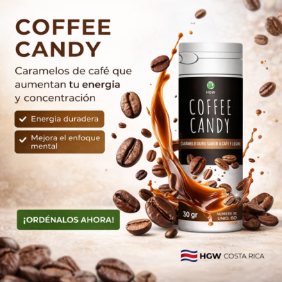 Coffee Candy HGW Caramelos de Café Energéticos y Nutritivos