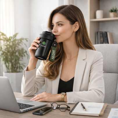 Tazas Metálicas para Café HGW