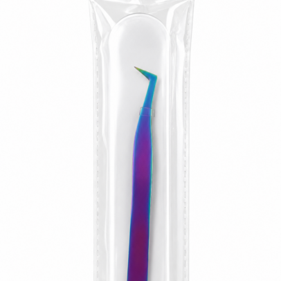 Pinza Profesional Curva para Extensiones de Pestañas de Precisión