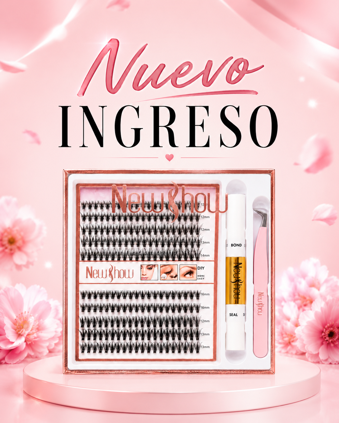 Kit de Pestañas por Grupos New Show con Bond & Seal